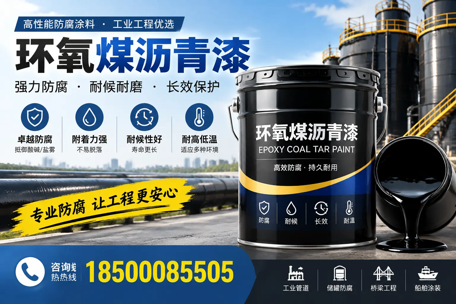 环氧煤沥青漆的施工方法与注意事项，确保在衡水顺利完成